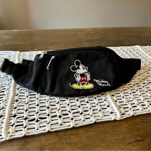 Disney Black Mickey Mouse Waist Bag